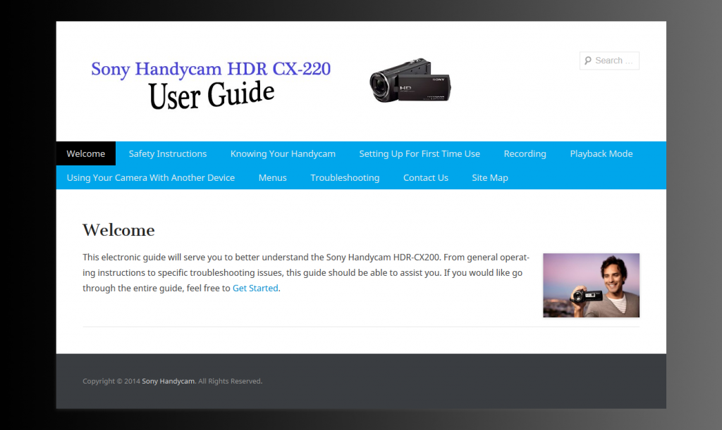 Sony Handycam User Guide